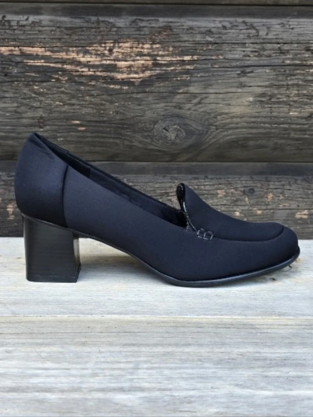 Trotters NEW Quincy 90s Office Siren Block Heel Comfort Heeled Loafer Pumps 9.5N